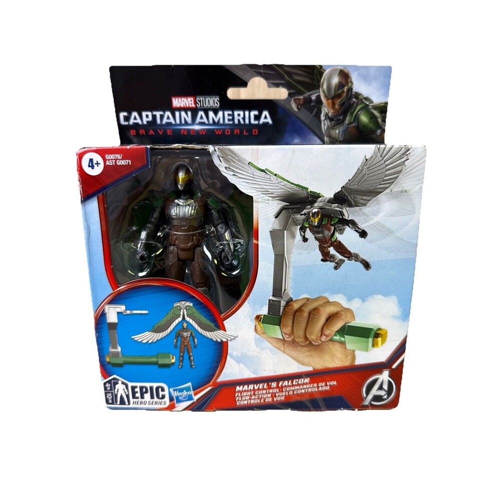 Captain America Brave New World Falcon Flight Control Epic Hero Series 4" Figure